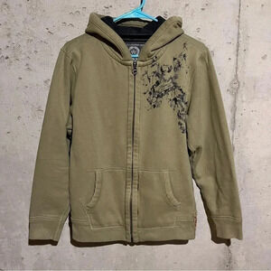 BAC Mountain Apparel Vail Colorado Zip Hoodie Sweatshirt Men’s Small Trees